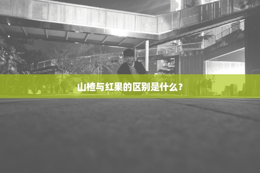 山楂与红果的区别是什么？