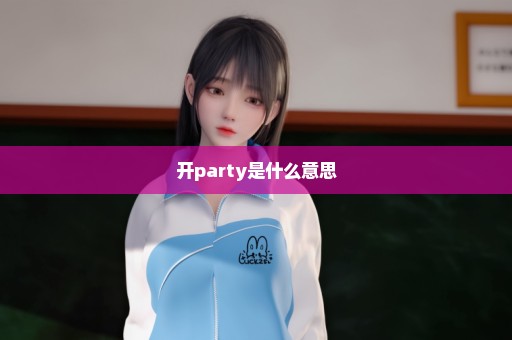 开party是什么意思