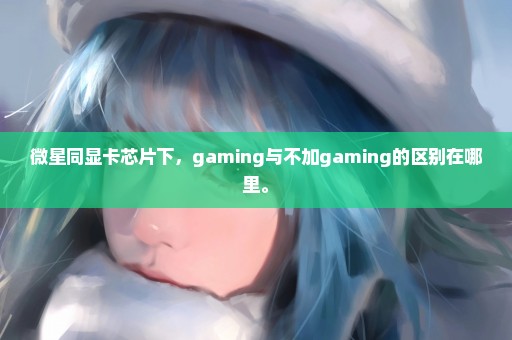 微星同显卡芯片下，gaming与不加gaming的区别在哪里。