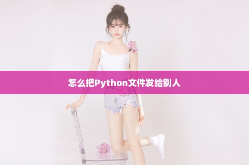 怎么把Python文件发给别人