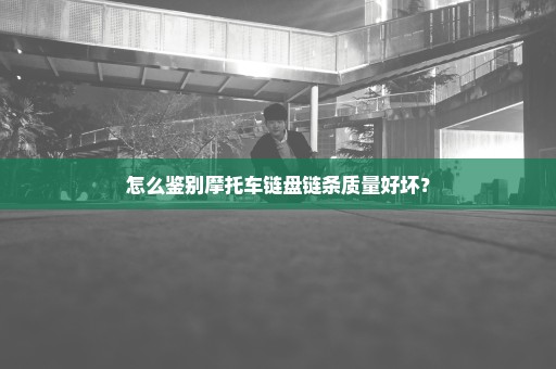 怎么鉴别摩托车链盘链条质量好坏？