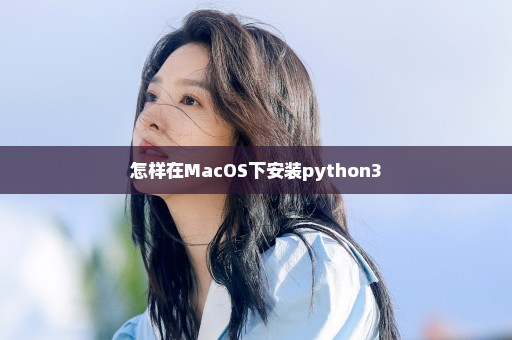 怎样在MacOS下安装python3