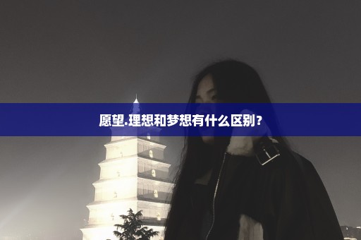 愿望.理想和梦想有什么区别？