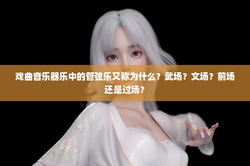 戏曲音乐器乐中的管弦乐又称为什么？武场？文场？前场还是过场？