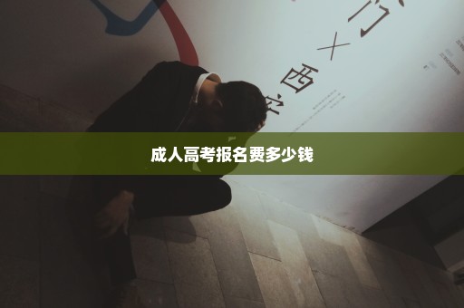 成人高考报名费多少钱