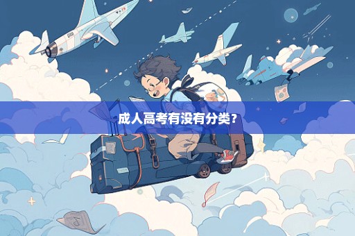 成人高考有没有分类？