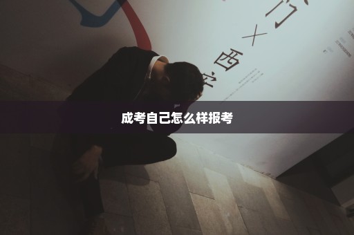 成考自己怎么样报考