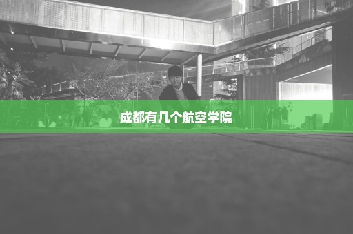 成都有几个航空学院