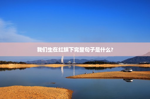 我们生在红旗下完整句子是什么?