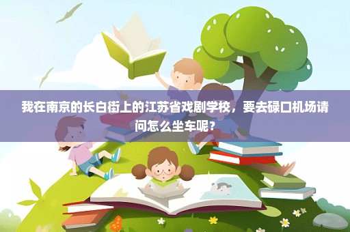 我在南京的长白街上的江苏省戏剧学校，要去碌口机场请问怎么坐车呢？