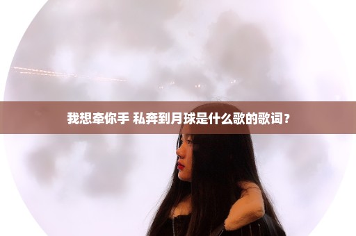 我想牵你手 私奔到月球是什么歌的歌词？