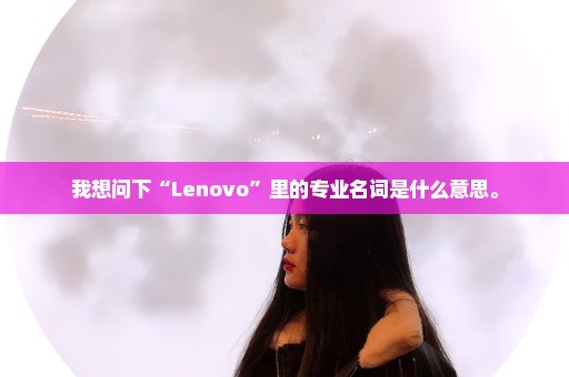 我想问下“Lenovo”里的专业名词是什么意思。