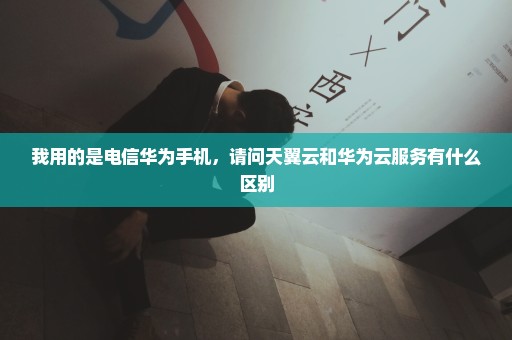 我用的是电信华为手机，请问天翼云和华为云服务有什么区别