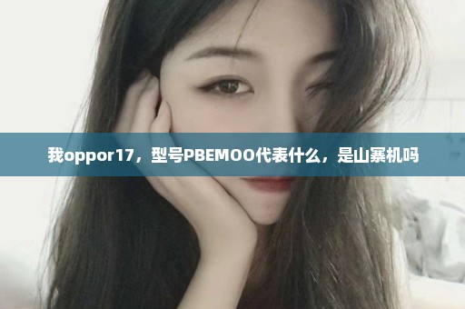 我oppor17，型号PBEMOO代表什么，是山寨机吗