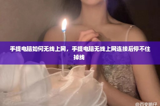 手提电脑如何无线上网，手提电脑无线上网连接后停不住掉线 