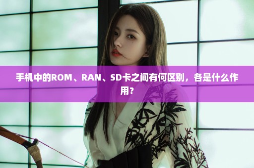 手机中的ROM、RAN、SD卡之间有何区别，各是什么作用？