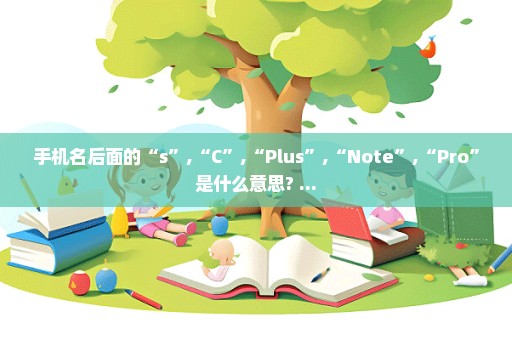 手机名后面的“s”,“C”,“Plus”,“Note”,“Pro”是什么意思? ...