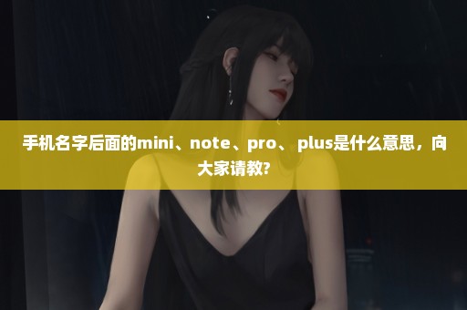 手机名字后面的mini、note、pro、 plus是什么意思，向大家请教?