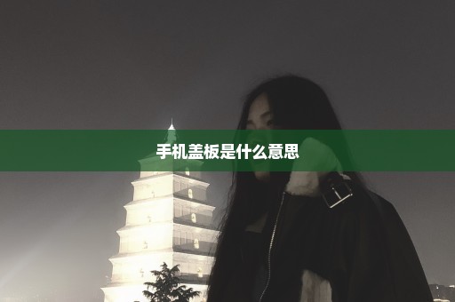 手机盖板是什么意思