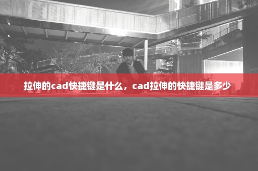 拉伸的cad快捷键是什么，cad拉伸的快捷键是多少 