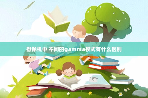 摄像机中 不同的gamma模式有什么区别