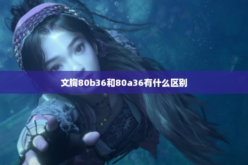 文胸80b36和80a36有什么区别