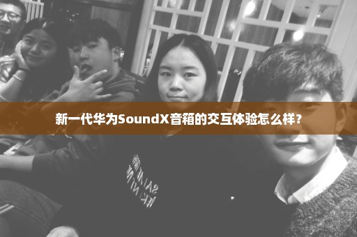 新一代华为SoundX音箱的交互体验怎么样？