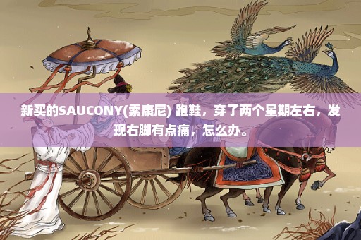 新买的SAUCONY(索康尼) 跑鞋，穿了两个星期左右，发现右脚有点痛，怎么办。