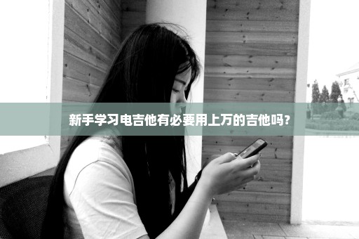 新手学习电吉他有必要用上万的吉他吗？