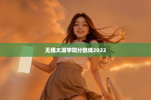 无锡太湖学院分数线2022