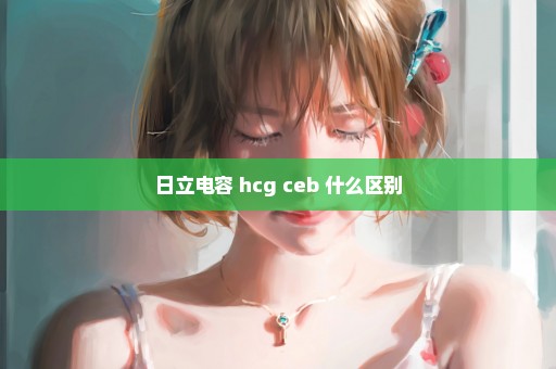 日立电容 hcg ceb 什么区别