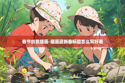 春节创意插画-插画迎新春标题怎么写好看