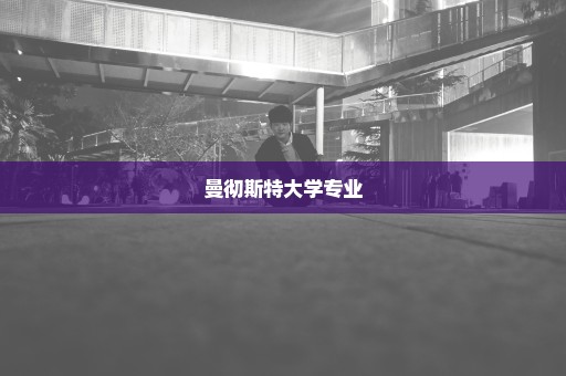 曼彻斯特大学专业