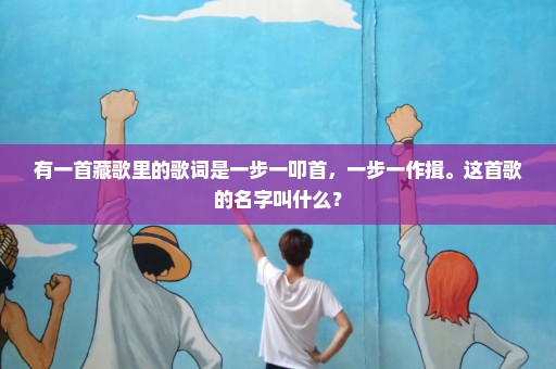 有一首藏歌里的歌词是一步一叩首，一步一作揖。这首歌的名字叫什么？