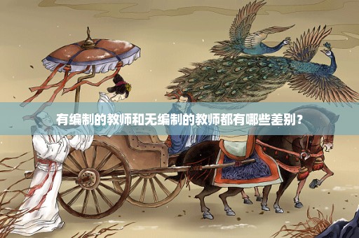 有编制的教师和无编制的教师都有哪些差别？