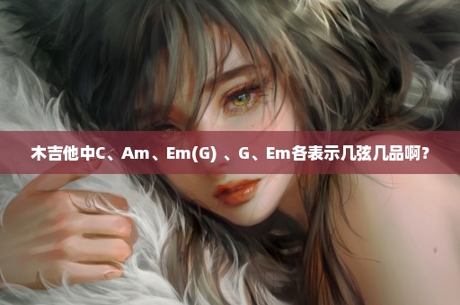 木吉他中C、Am、Em(G) 、G、Em各表示几弦几品啊？