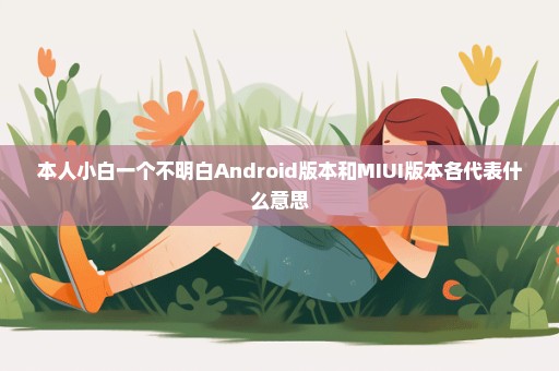 本人小白一个不明白Android版本和MIUI版本各代表什么意思