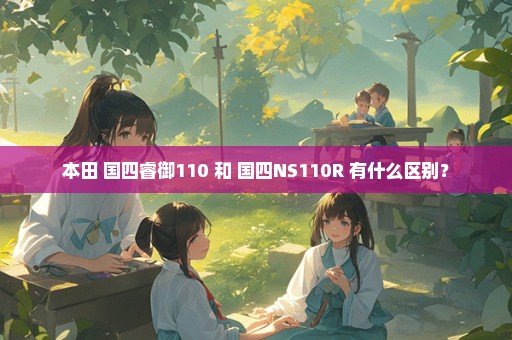 本田 国四睿御110 和 国四NS110R 有什么区别？