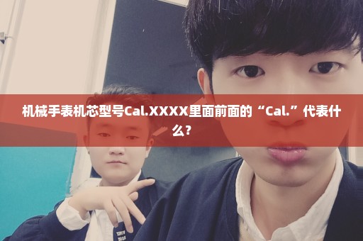 机械手表机芯型号Cal.XXXX里面前面的“Cal.”代表什么？