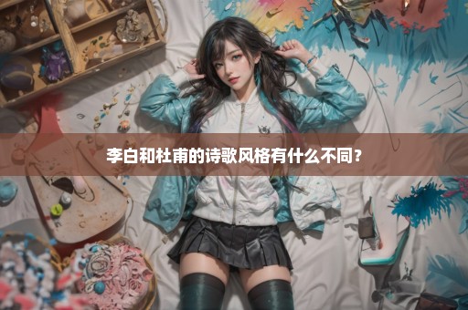 李白和杜甫的诗歌风格有什么不同？