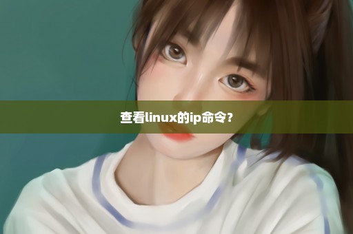 查看linux的ip命令？