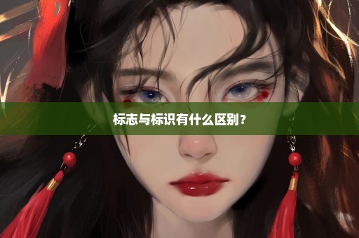 标志与标识有什么区别？