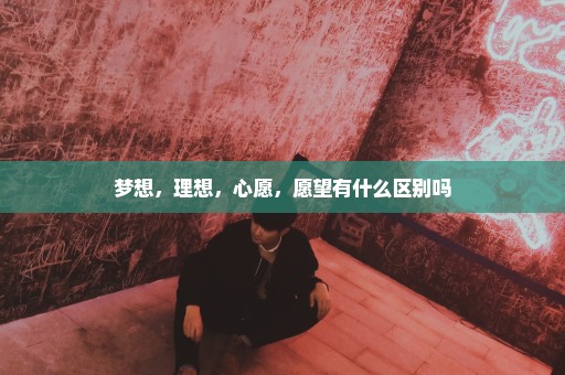 梦想，理想，心愿，愿望有什么区别吗