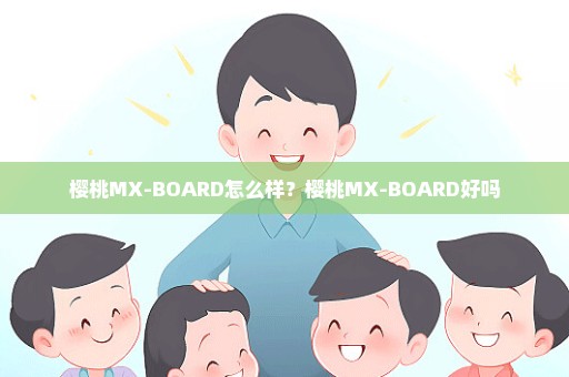 樱桃MX-BOARD怎么样？樱桃MX-BOARD好吗