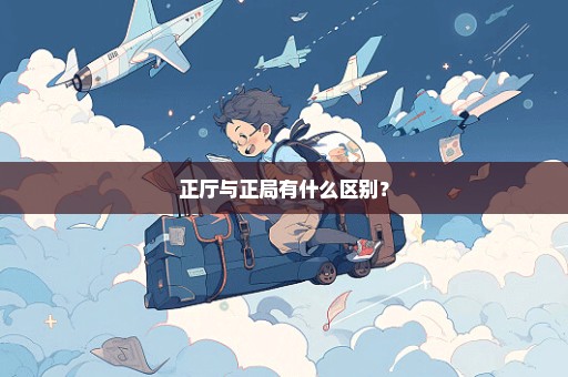 正厅与正局有什么区别？