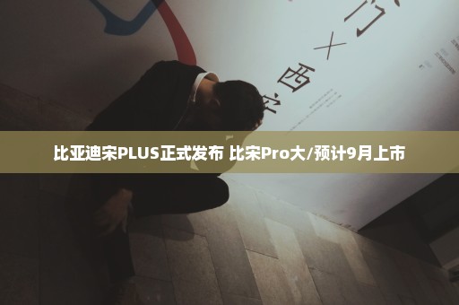 比亚迪宋PLUS正式发布 比宋Pro大/预计9月上市