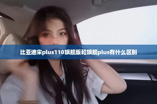 比亚迪宋plus110旗舰版和旗舰plus有什么区别