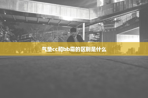 气垫cc和bb霜的区别是什么