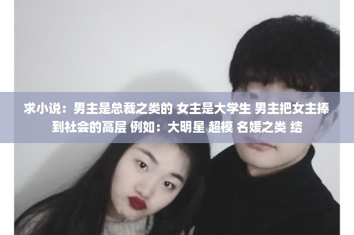 求小说：男主是总裁之类的 女主是大学生 男主把女主捧到社会的高层 例如：大明星 超模 名媛之类 结