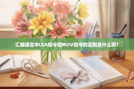 汇编语言中LEA指令和MOV指令的区别是什么啊？